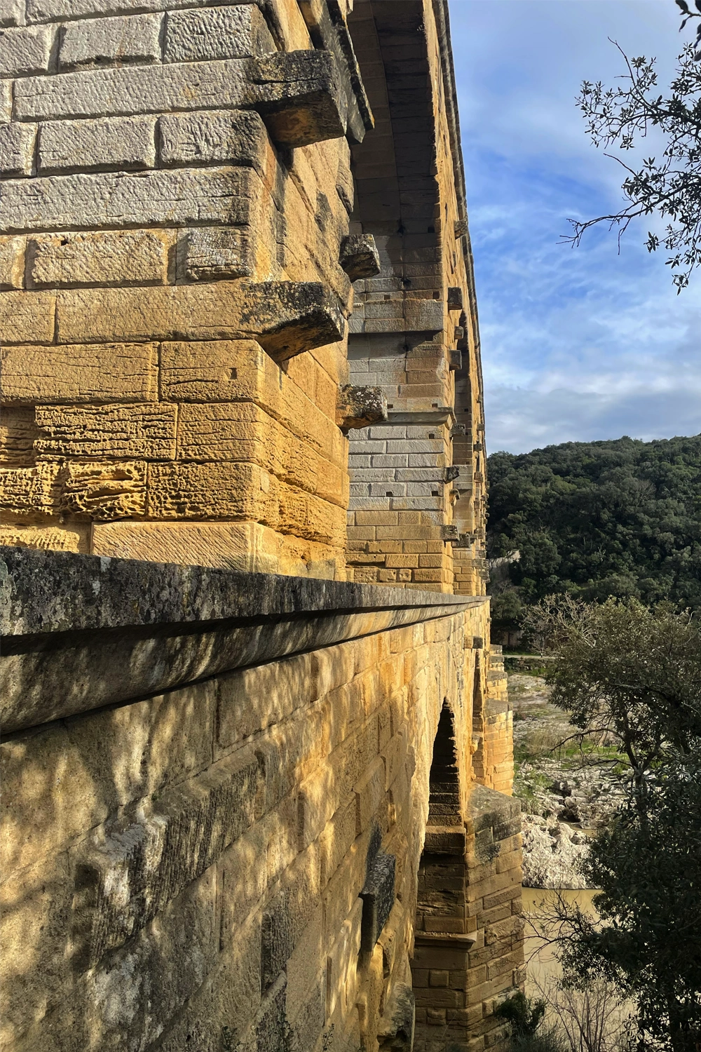 Pont du Gard vue panoramique dans le Gard